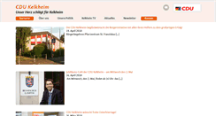 Desktop Screenshot of cdu-kelkheim.de